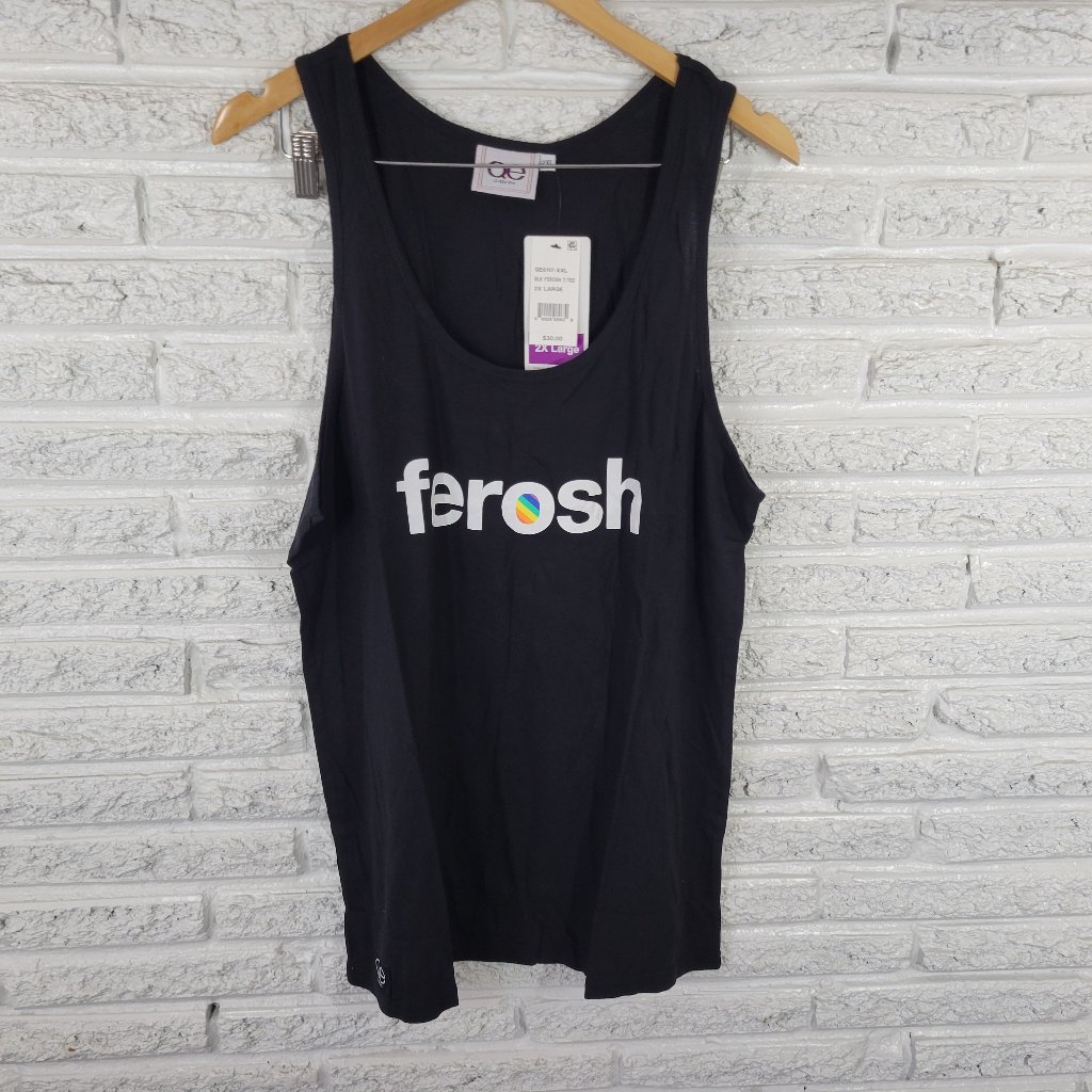 Queer Eye Unisex Tank Top 2xl Black 100% Cotton Racerback Sleeveless Bla165e